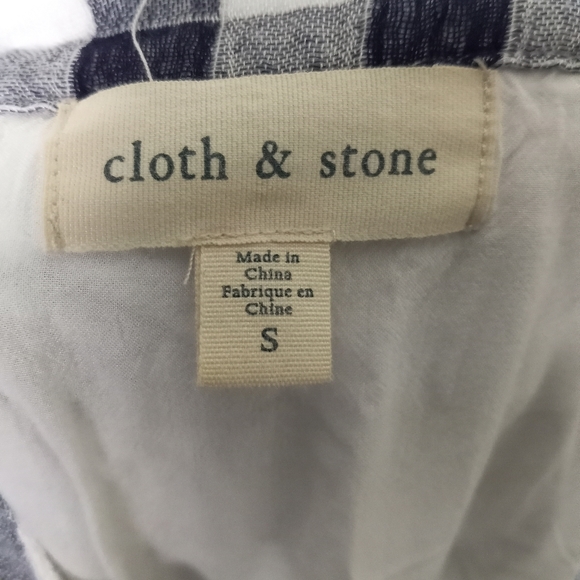 Anthropologie Cloth & Stone Maroney Gingham Dress - Picture 7 of 9